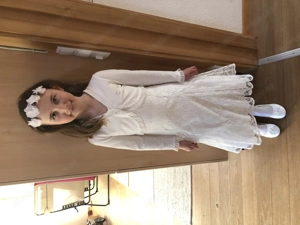 Erstkommungionskleid Mädchen Größe 128  Bild 2