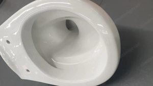 Keramik Wand Tiefspül WC, Hänge-WC, weiß, spülrandlos Bild 3