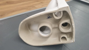 Keramik Wand Tiefspül WC, Hänge-WC, weiß, spülrandlos Bild 4