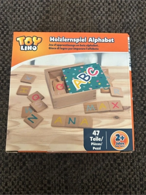 Toy Lino Holzlernspiel Alphabet