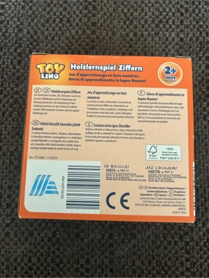 Toy Lino Holzlernspiel Ziffern Bild 2