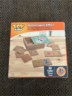 Toy Lino Holzlernspiel Ziffern