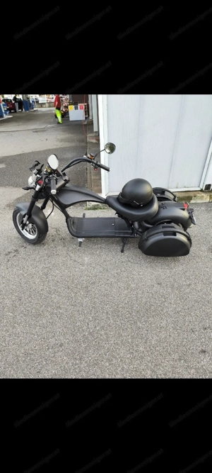 Elektro Motorrad Chopper Bild 4