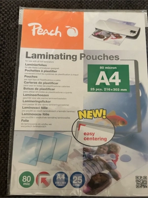 Laminiergerät Olympia A233 und Peach Laminierfolien Bild 3