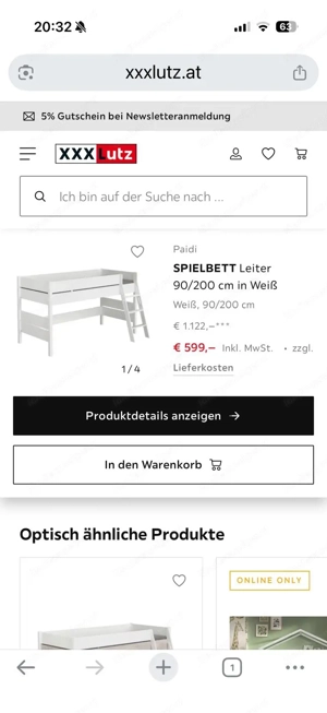   Paidi Spielbett Hochbett   Bild 3