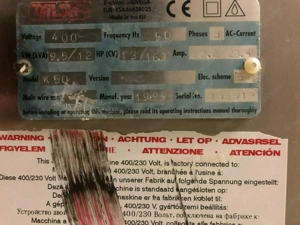 TALSA K50 6er Messer Tischkutter Edelstahl Bild 5