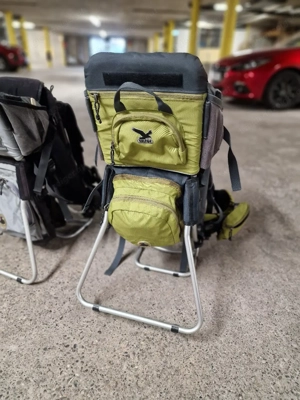 Salewa Kinder Kraxen Trage grün Bild 2