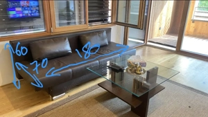 Bequeme moderne Sofa   guter Zustand Bild 3