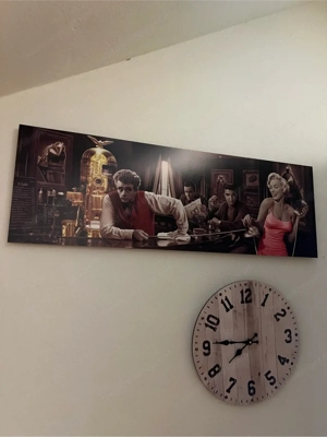 Wandbilder und Uhr Bild 2