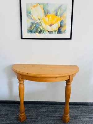 Wandtisch aus massiver Fichte Bild 2