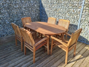 (Reserviert) Gartenmöbel Teakholz Bild 4