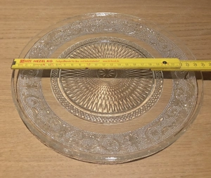 Servierteller 25 cm Decko Glas Dessert Teller 12 Stück Bild 3