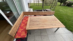 Eckbank für Terasse oder Garten 252 x 170 x 46 Bild 2