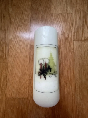 Osterkerze und Weihnachtskerze Bild 2