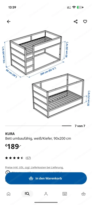 Ikea Kura Kinderbett  Bild 4