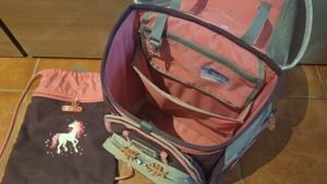 Hochwertige Schultasche Step by Step, Mädchen, violett, Einhorn! Mit Turnbeutel Bild 4