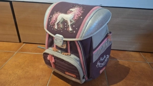 Hochwertige Schultasche Step by Step, Mädchen, violett, Einhorn! Mit Turnbeutel Bild 3