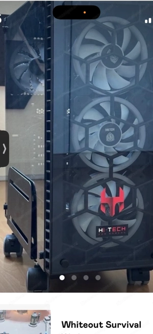 Gaming Pc mit maus, tastatur,monitor, und gamingtisch Bild 2