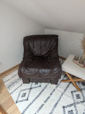 Ohrensessel Echtleder Bild 2