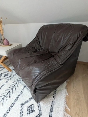 Ohrensessel Echtleder Bild 3