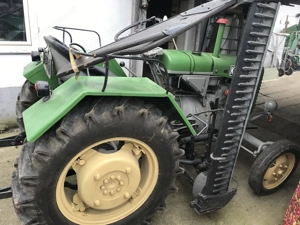 Biete Traktor Type 80 Mit stabielem Alu Anhänger Bild 4