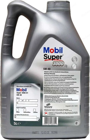 Mobil Super 3000 X1 5W-40, 5L Motoröl Bild 2