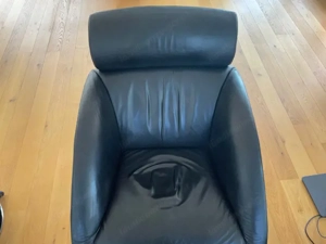 Super bequemer Lounge-Sessel aus Leder Bild 2