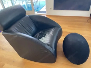 Super bequemer Lounge-Sessel aus Leder Bild 5