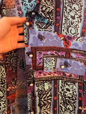 Vintage Hemd Bluse Muster Bild 3