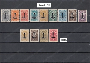 Briefmarken Ö. Lokalausgaben mit Aufdruck 1919 Kopfstehend tete-beche Postfrisch Bild 2