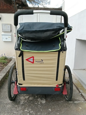 Gefederter Fahrradanhänger Leggero vento r  Bild 3