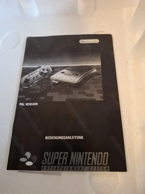 Super Nintendo SNes Konsole Vintage 90er Jahre Bild 4