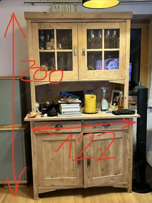 Kredenz, Holzschrank Bild 4