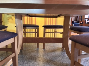 Küchentisch-Set inkl. 6 Stühlen (Tisch ist ausklappbar) Bild 2