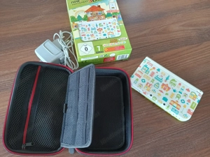 Nintendo 3 DS XL Animal Crossing Edition mit Hülle Bild 2