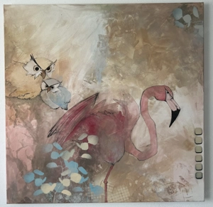 Bild auf Keilrahmen gespannt