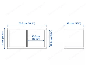 2x Ikea Kallax Regal Bild 2