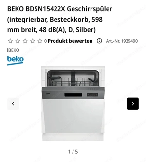 Beko Geschirrspülmaschine Bild 2