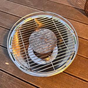 Griller Holzkohle Grün Bild 5