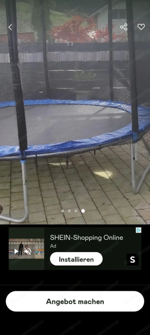 Trampolin  4 Meter.Imrarandung neu 