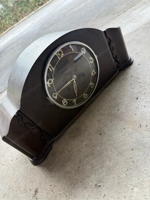 Kaminuhr   Tischuhr - mechanisch Bild 4