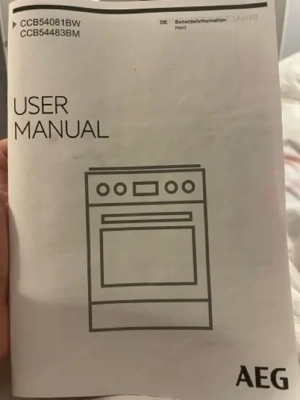 Herd   Standherd AEG mit Glaskeramikkochfeld Bild 3