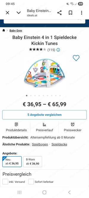 Baby Spielebogen von "baby einstein" Bild 3