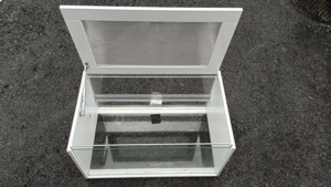 Hamsterkäfig aus Holz Glas