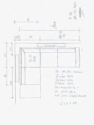 Wohnlandschaft aus Echtleder Bild 2