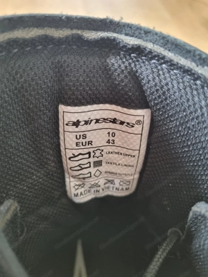 Motorradschuhe Alpinestars Größe 43 Bild 2