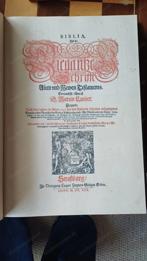 Faksimilie Matthäus Merians Kupberbibel von 1630 Bild 3