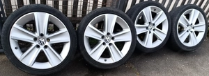AUDI VW SKODA SEAT_18 Zoll Alufelg BUDAPEST Titan grau LK. 5x112 Bild 3
