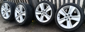 AUDI VW SKODA SEAT_18 Zoll Alufelg BUDAPEST Titan grau LK. 5x112 Bild 2