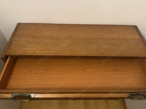 Kommode Eiche dunkel - 100 cm breit - sehr stabil - passende Nachtkästchen verfügbar Bild 4